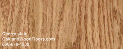 Stain color Cherry for hardwood floors